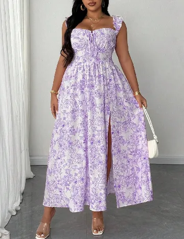 Rochie lunga SHEIN CURVE, mov