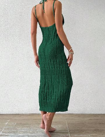 Rochie lunga SHEIN, verde
