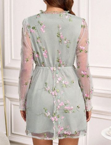 Rochie scurta SHEIN, verde