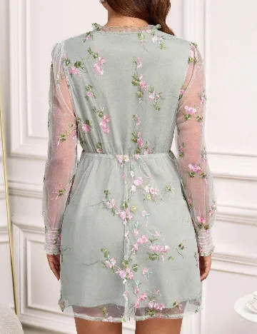 Rochie scurta SHEIN, verde