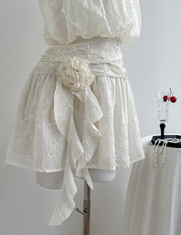 Rochie scurta SHEIN, alb
