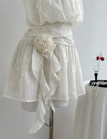 Rochie scurta SHEIN, alb