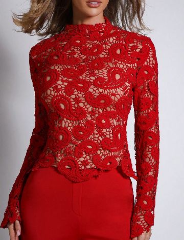 Bluza SHEIN, rosu
