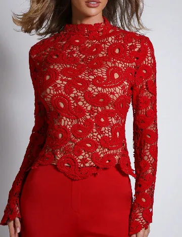 Bluza SHEIN, rosu