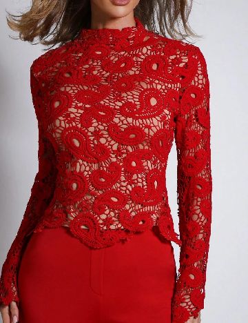 Bluza SHEIN, rosu