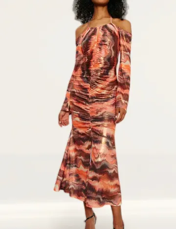 Rochie lunga WAREHOUSE, mix culori