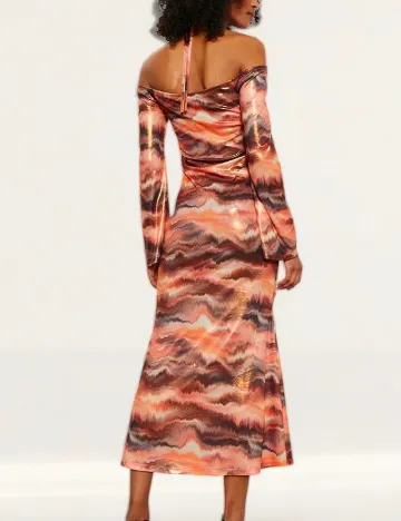 Rochie lunga WAREHOUSE, mix culori