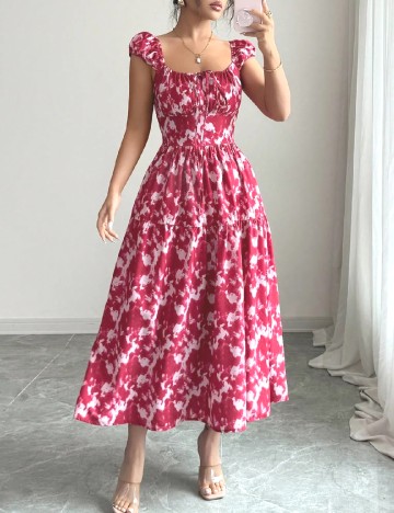 Rochie medie SHEIN, rosu
