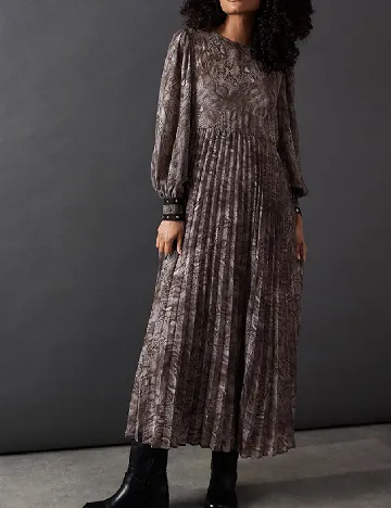 Rochie lunga WAREHOUSE, maro