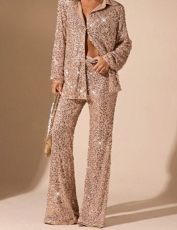 Pantaloni SHEIN, roz