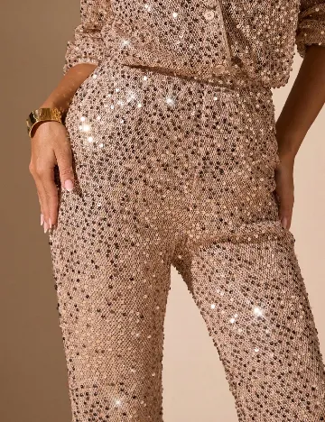 Pantaloni SHEIN, roz