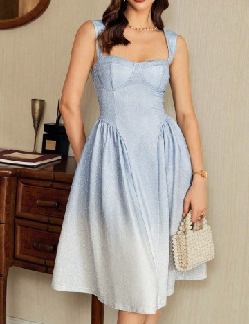Rochie medie SHEIN, gri