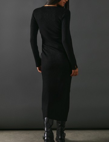 Rochie lunga WAREHOUSE, negru
