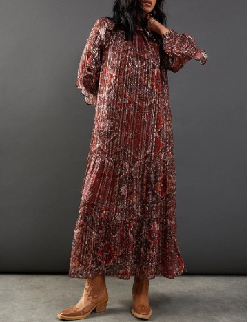 Rochie lunga WAREHOUSE, mix culori