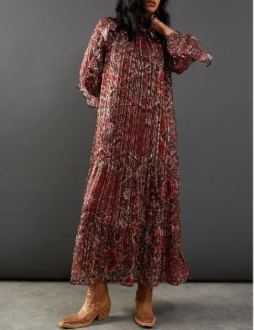 Rochie lunga WAREHOUSE, mix culori