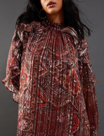 Rochie lunga WAREHOUSE, mix culori