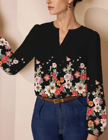 Bluza SHEIN, negru