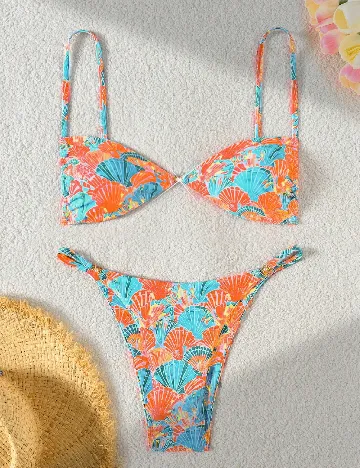 Costum de baie SHEIN, mix culori