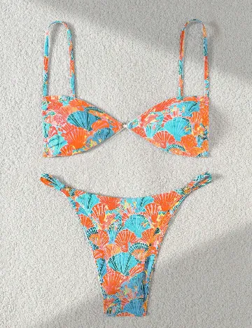 Costum de baie SHEIN, mix culori