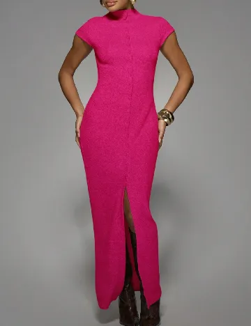Rochie lunga Missguided, roz