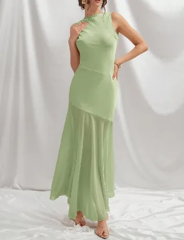 Rochie lunga SHEIN, verde