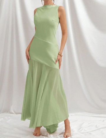 Rochie lunga SHEIN, verde
