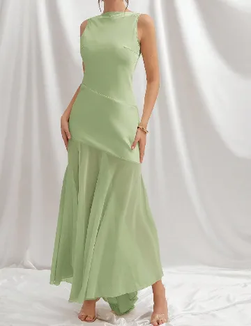 Rochie lunga SHEIN, verde