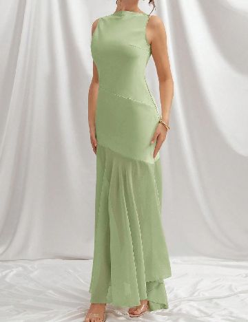 Rochie lunga SHEIN, verde