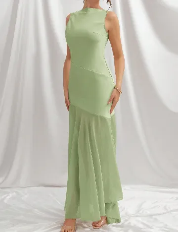 Rochie lunga SHEIN, verde