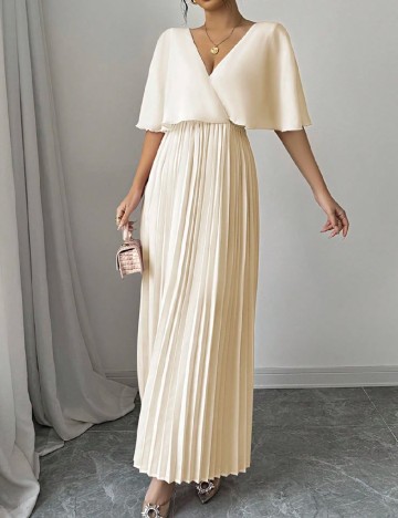 Rochie lunga SHEIN, crem