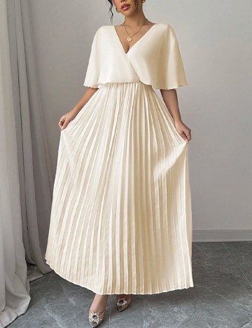 Rochie lunga SHEIN, crem