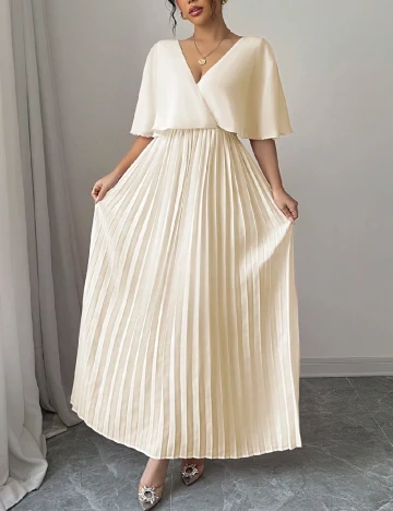 Rochie lunga SHEIN, crem