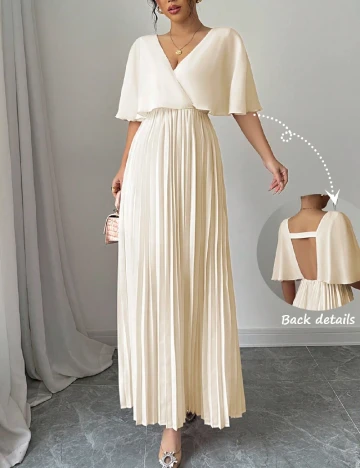Rochie lunga SHEIN, crem