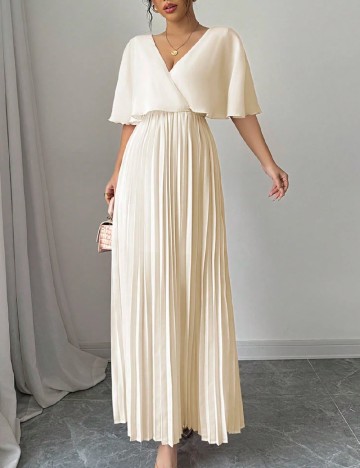 Rochie lunga SHEIN, crem