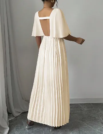 Rochie lunga SHEIN, crem