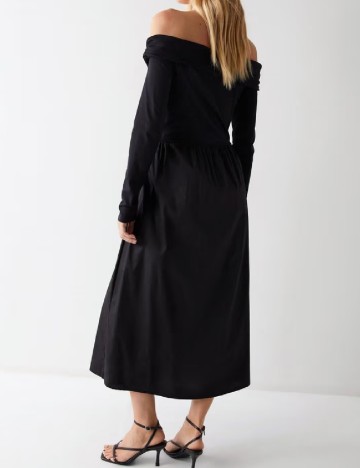 Rochie medie WAREHOUSE, negru