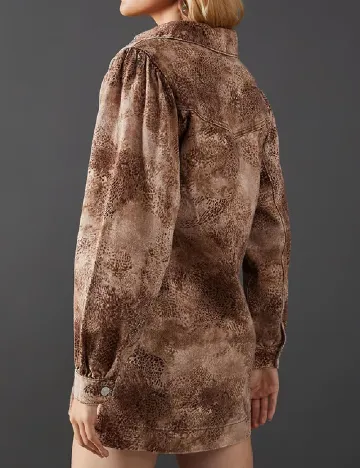 Rochie scurta WAREHOUSE, maro