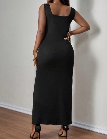 Rochie lunga SHEIN CURVE, negru