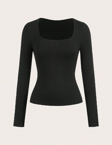 Set bluze 2 bucati SHEIN, negru/gri