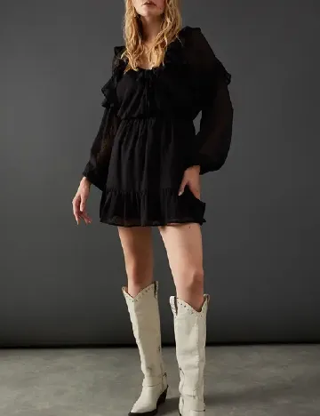 Rochie scurta WAREHOUSE, negru