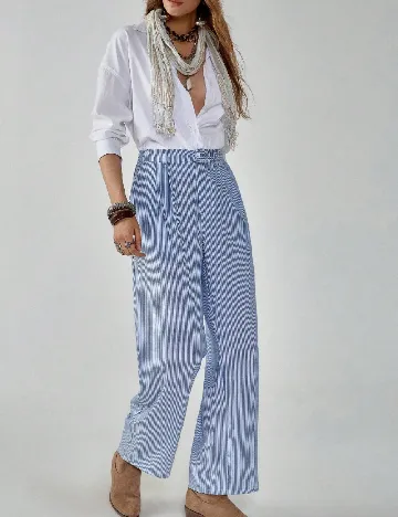 Pantaloni SHEIN, albastru