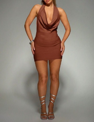 Rochie scurta Missguided, maro
