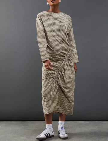 Rochie medie WAREHOUSE, crem