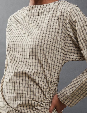Rochie medie WAREHOUSE, crem