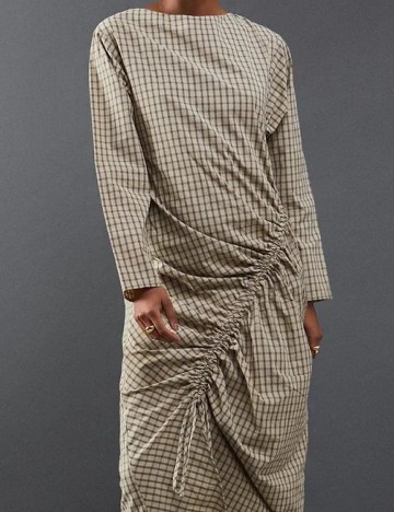 Rochie medie WAREHOUSE, crem