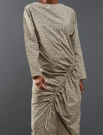 Rochie medie WAREHOUSE, crem