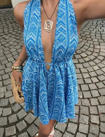 Rochie scurta SHEIN, albastru