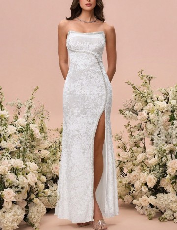 Rochie lunga SHEIN, alb