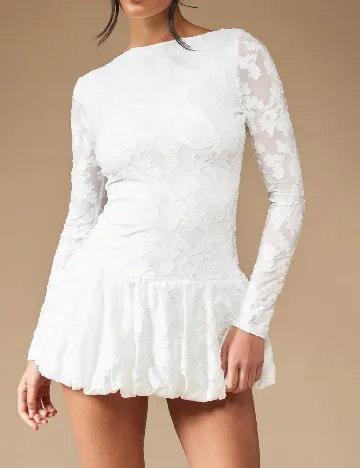 Rochie scurta Missguided, alb