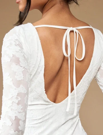 Rochie scurta Missguided, alb